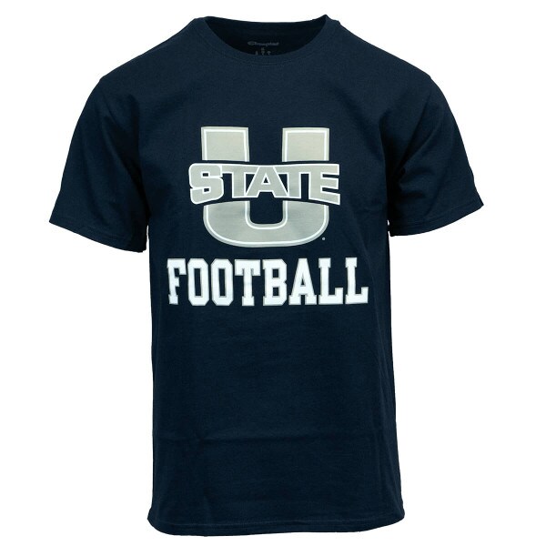 champion utah state football tshirt navy